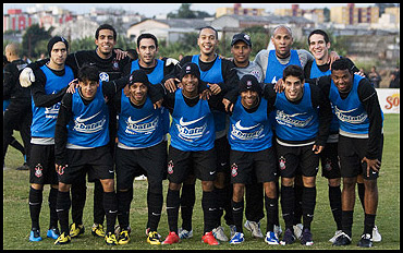 Foto do último treino antes da final